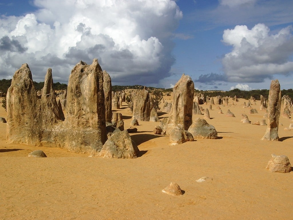 Désert des Pinnacles dans le Parc national de Nambourg