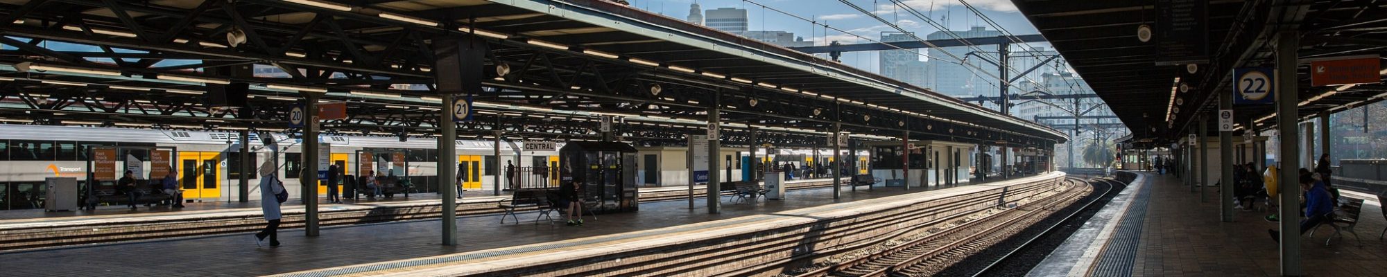 Gare et voies ferrées en Australie