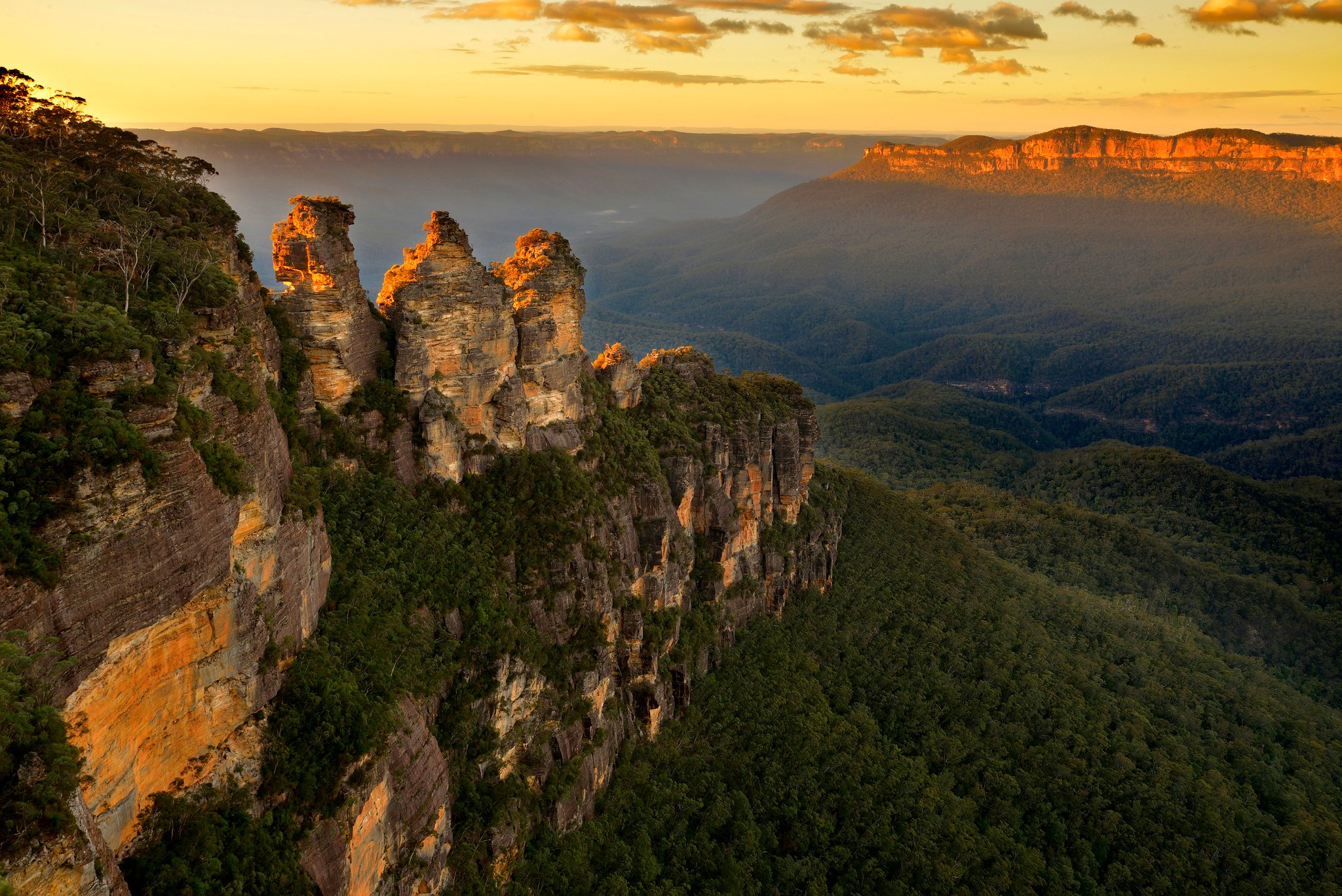 Région des montagnes Bleues en Australie