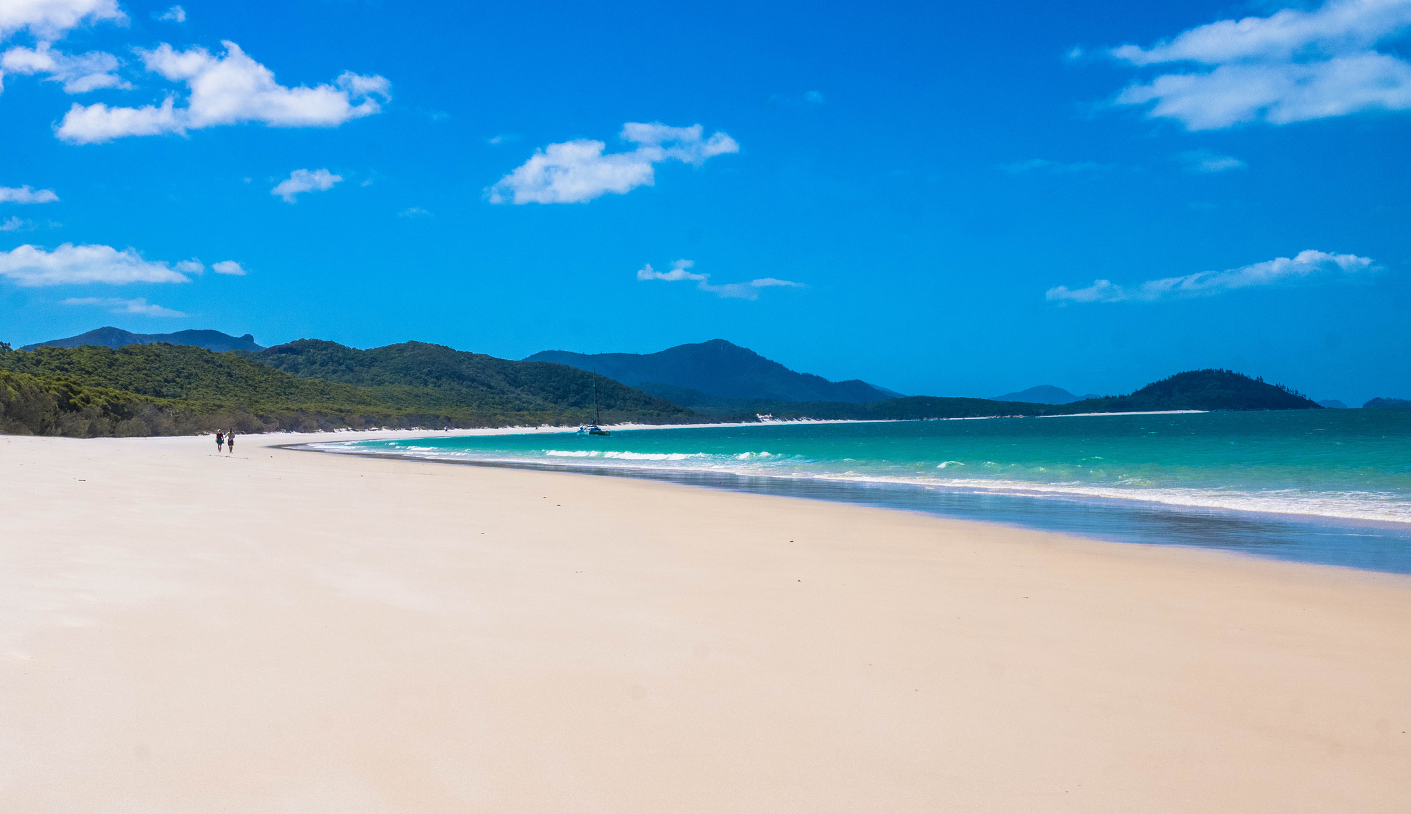 Hyams Beach dans le Parc National de la Jervis Bay