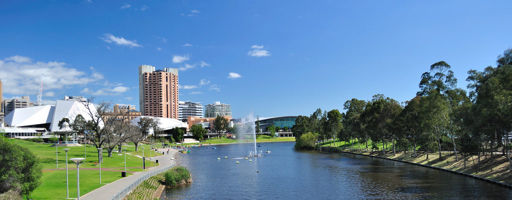 Paysage de la ville Adélaîde en Australie