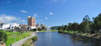 Paysage de la ville Adélaîde en Australie