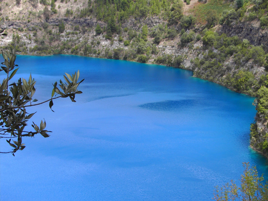 Blue Lake en Australie-Méridionale