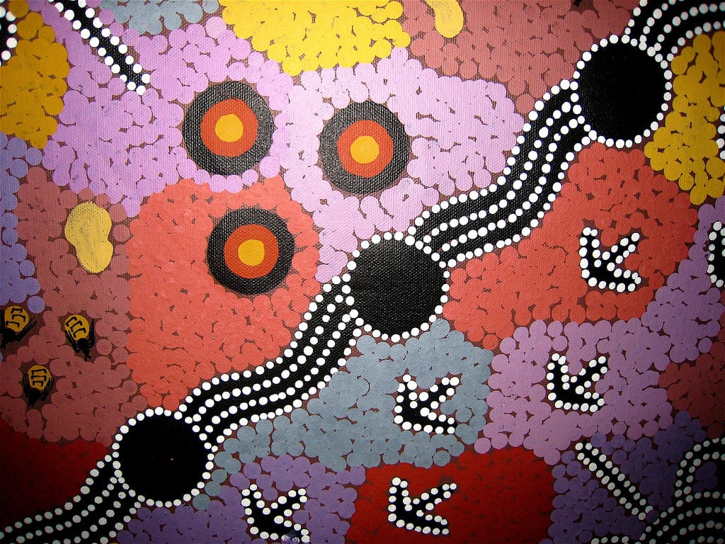Peinture Aborigène à Paris