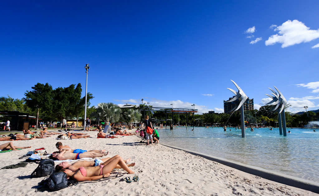 Lagune du centre-ville de Cairns en Australie