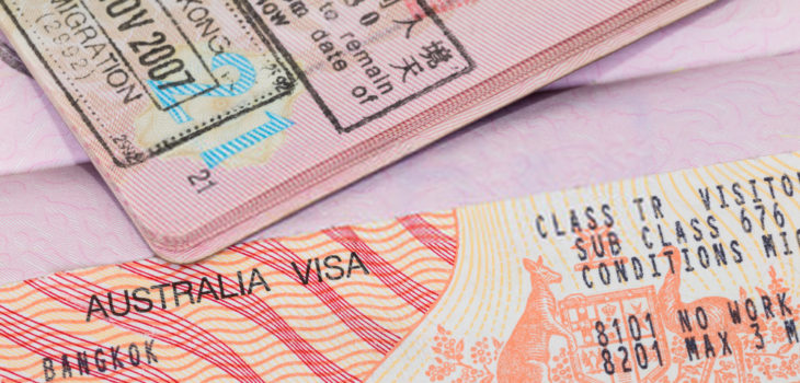 Visa pour l'Australie