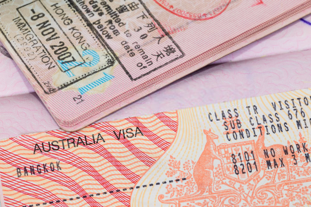 usa visit visa from australia