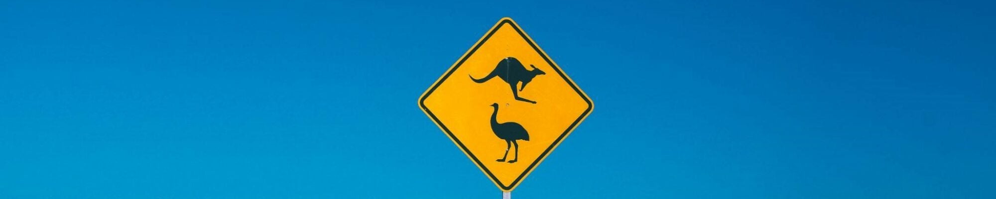 australie route panneau
